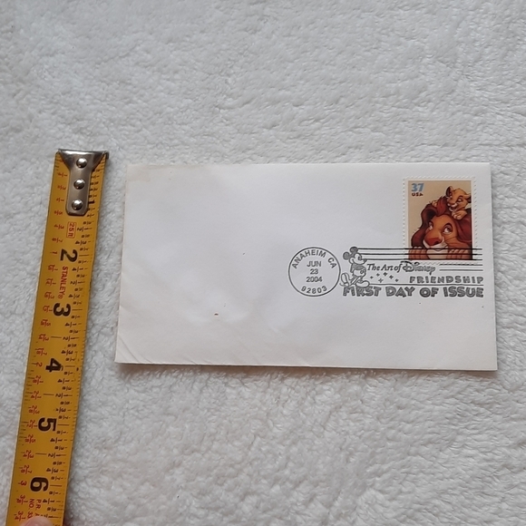 Art of Disney friendship Lion King stamp first day - Picture 6 of 6